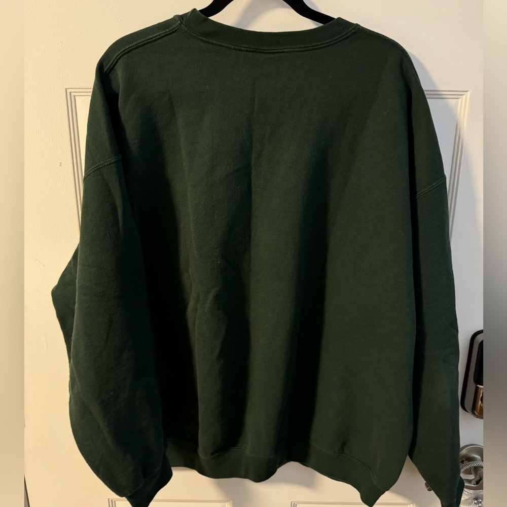 Vintage Penn State Christmas Santa Men's Oversized Sweatshirt 2XL Unisex Green - Picture 6 of 9